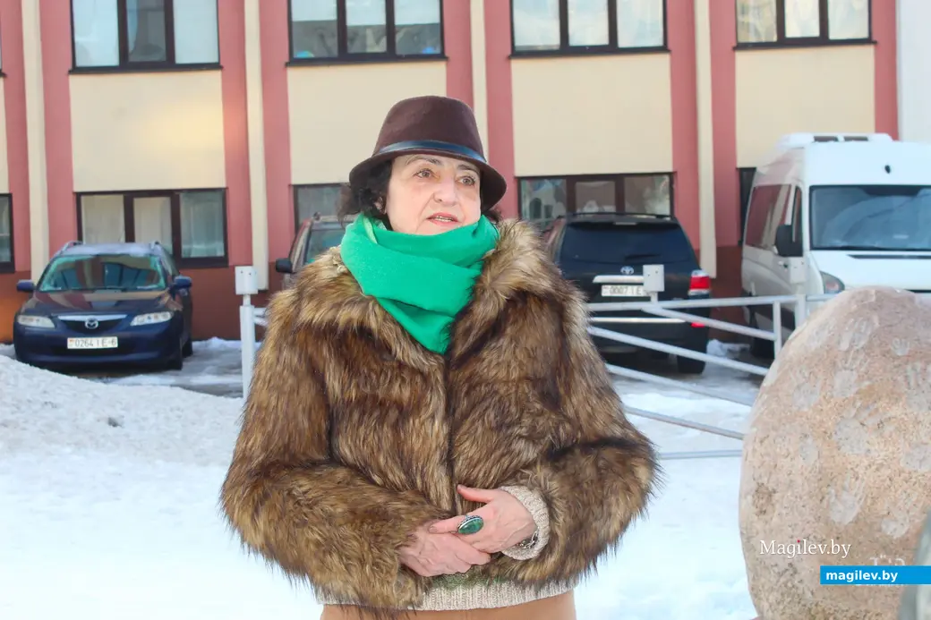 28 января 2024 года. Могилев. Камень по улице Лазаренко в память о погибших в гетто Могилева.