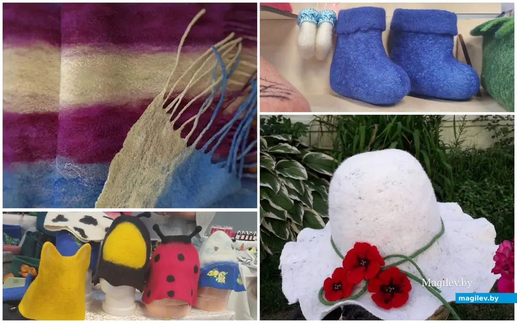 Могилев, 2024 г. Елена Карпеченко. Валяние из овечьей шерсти мокрым способом.