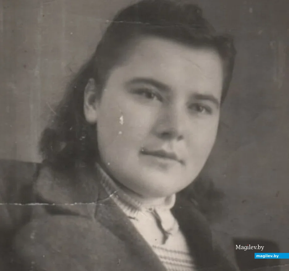 Евгения Филипповна Матуль (в девичестве Кипель) 1947 год, Бобруйск.