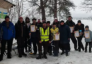 На Чигиринском водохранилище прошли областные соревнования рыбаков по ловле на мормышку