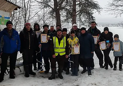 На Чигиринском водохранилище прошли областные соревнования рыбаков по ловле на мормышку