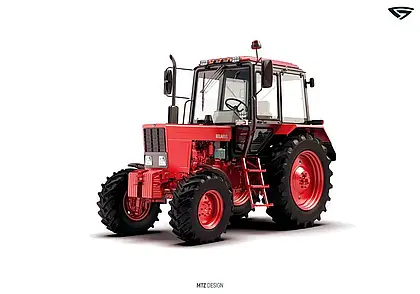 Цвет посевной красный. Белорусские тракторы начали красить как Ferrari