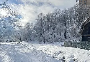 Зимняя сказка в Могилеве: фотоподборка