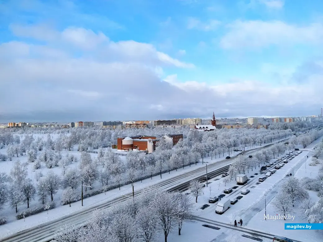 5 февраля 2024 г. Могилев. Зимняя сказка в городе! Фото Галины Хитриковой.
