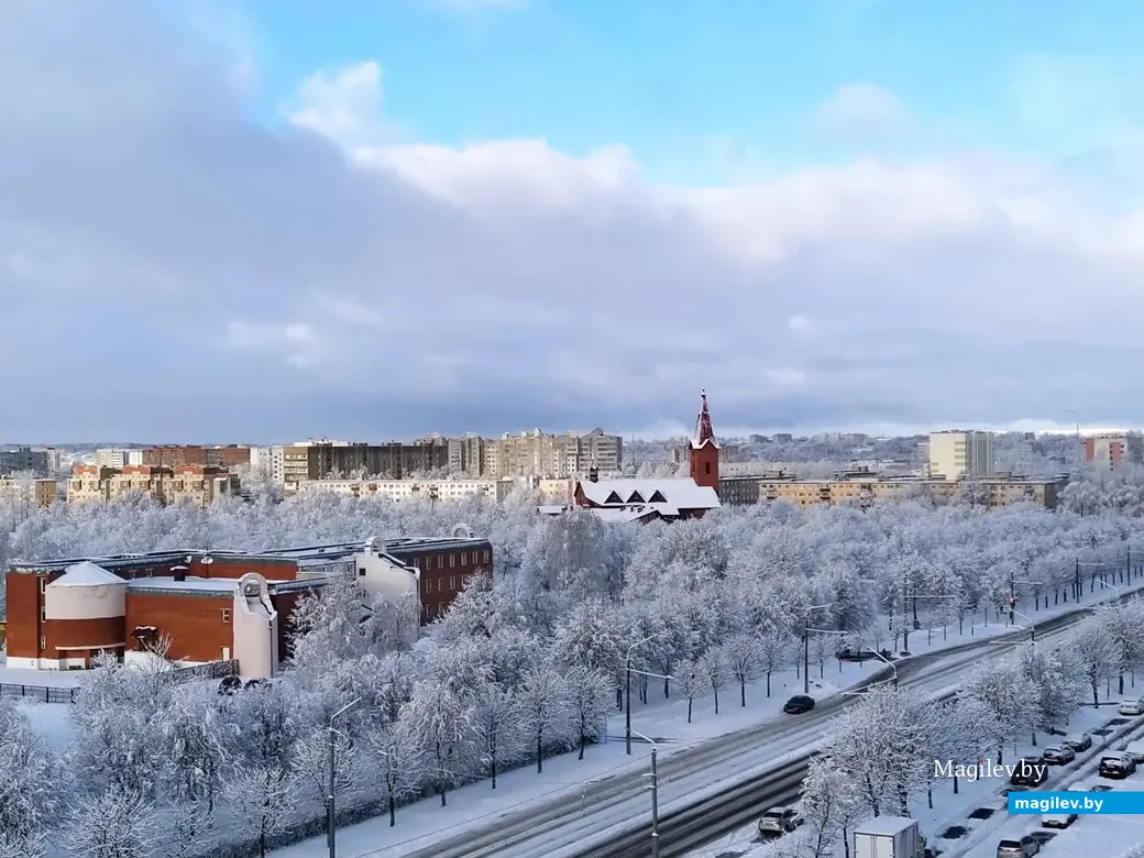 5 февраля 2024 г. Могилев. Зимняя сказка в городе! Фото Галины Хитриковой.