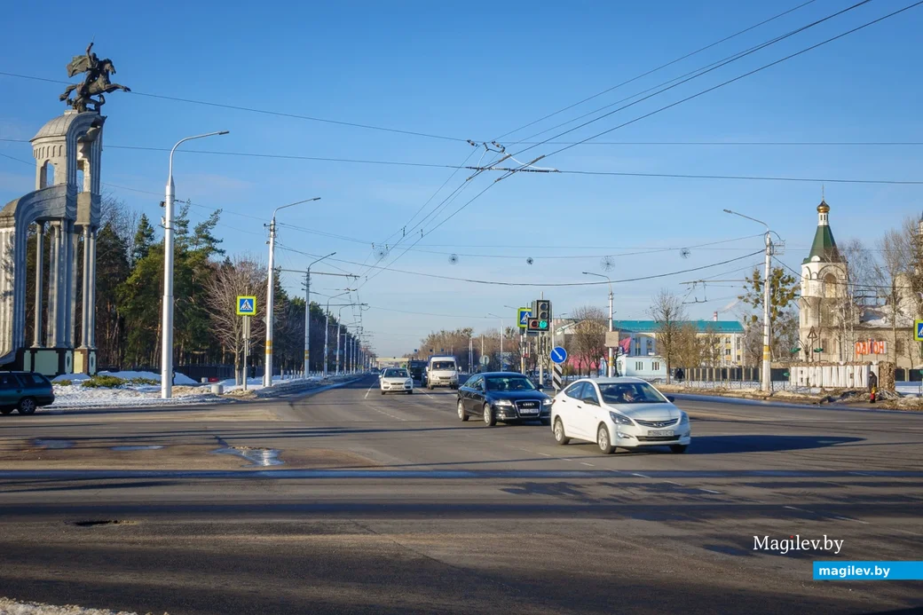 30.01.2024. Улица Минская на перекрестке с улицей Крылова