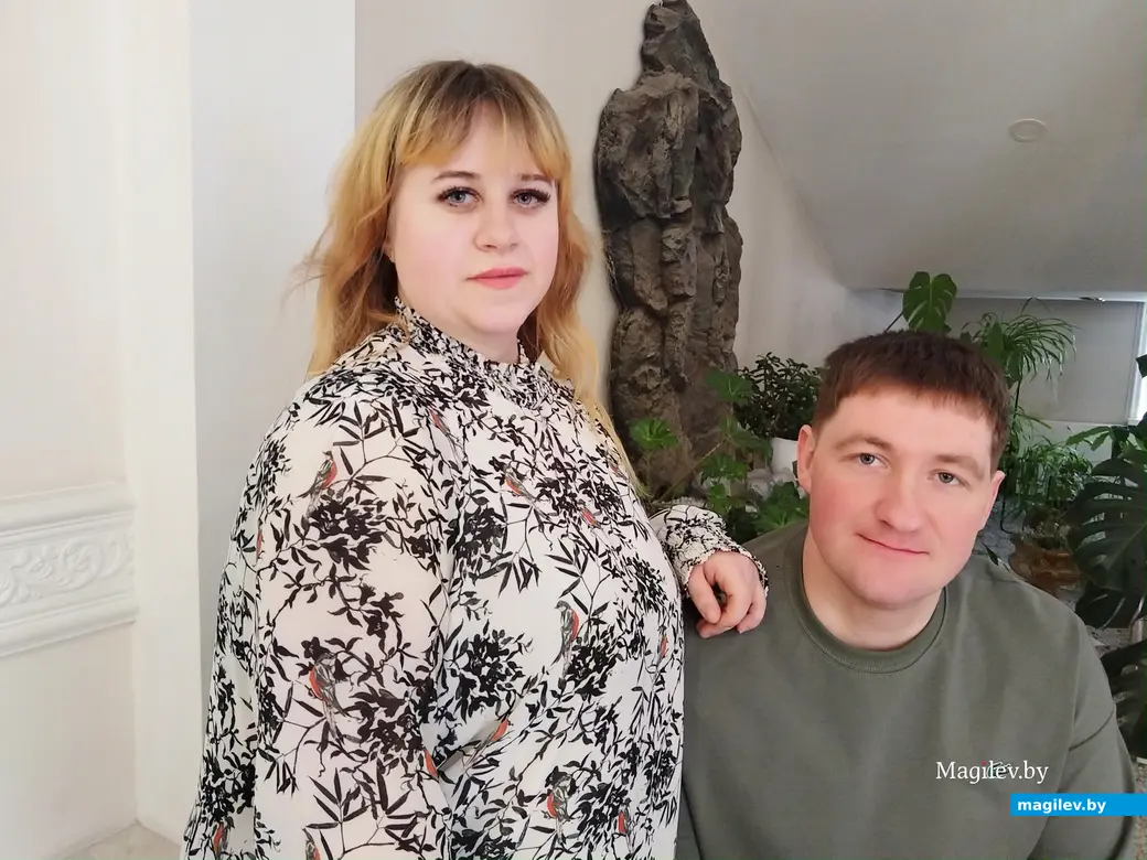 Могилев, ЗАГС. 09.02.2024 г. Вероника и Николай Винниковы. « Мы счастливы, когда мы вместе находимся».