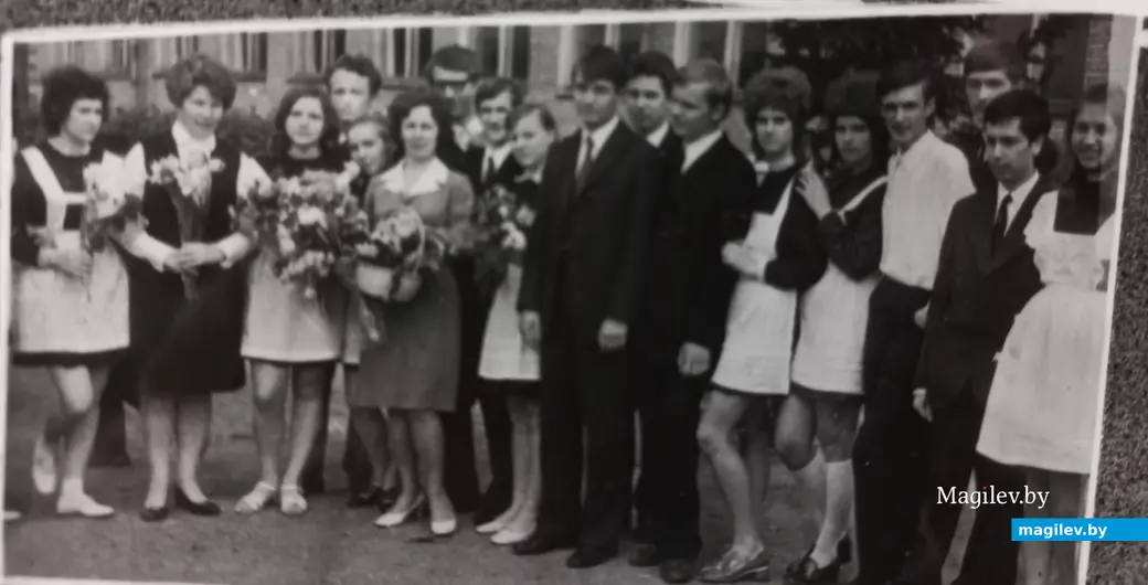 1972 год, Могилев. Фрагмент выпускного школьного альбома.