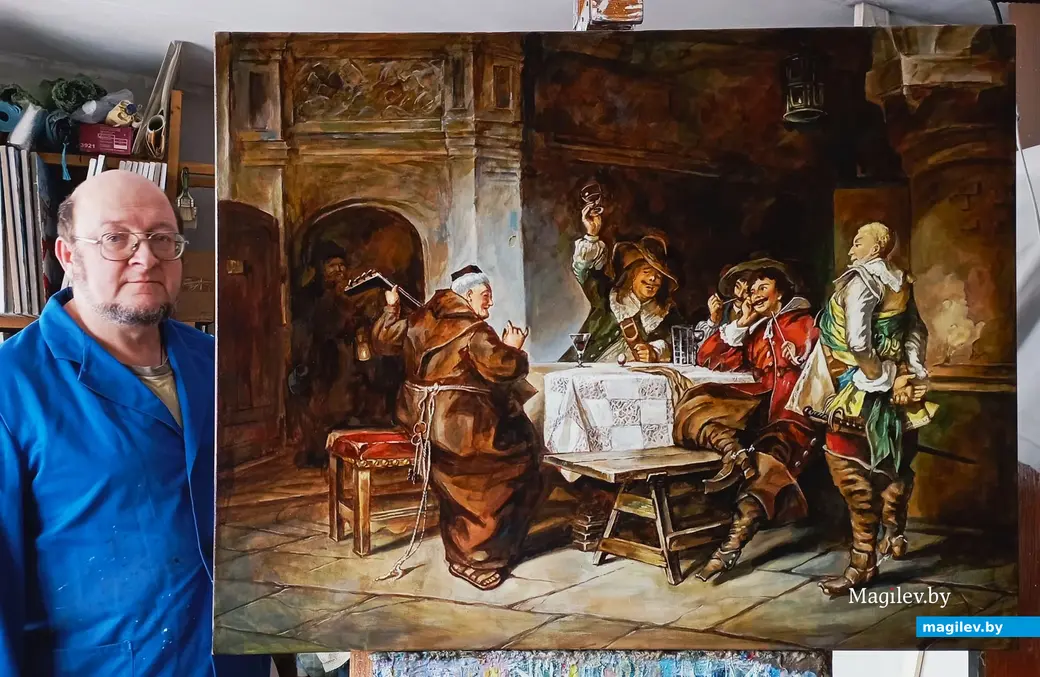 Февраль, 2024 г., Могилев. Игорь Адамович классику никогда не забывает.