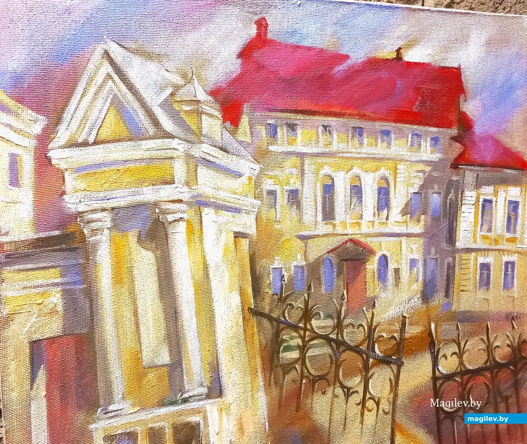 Февраль, 2024 г., Могилев. Картина Игоря Адамовича.