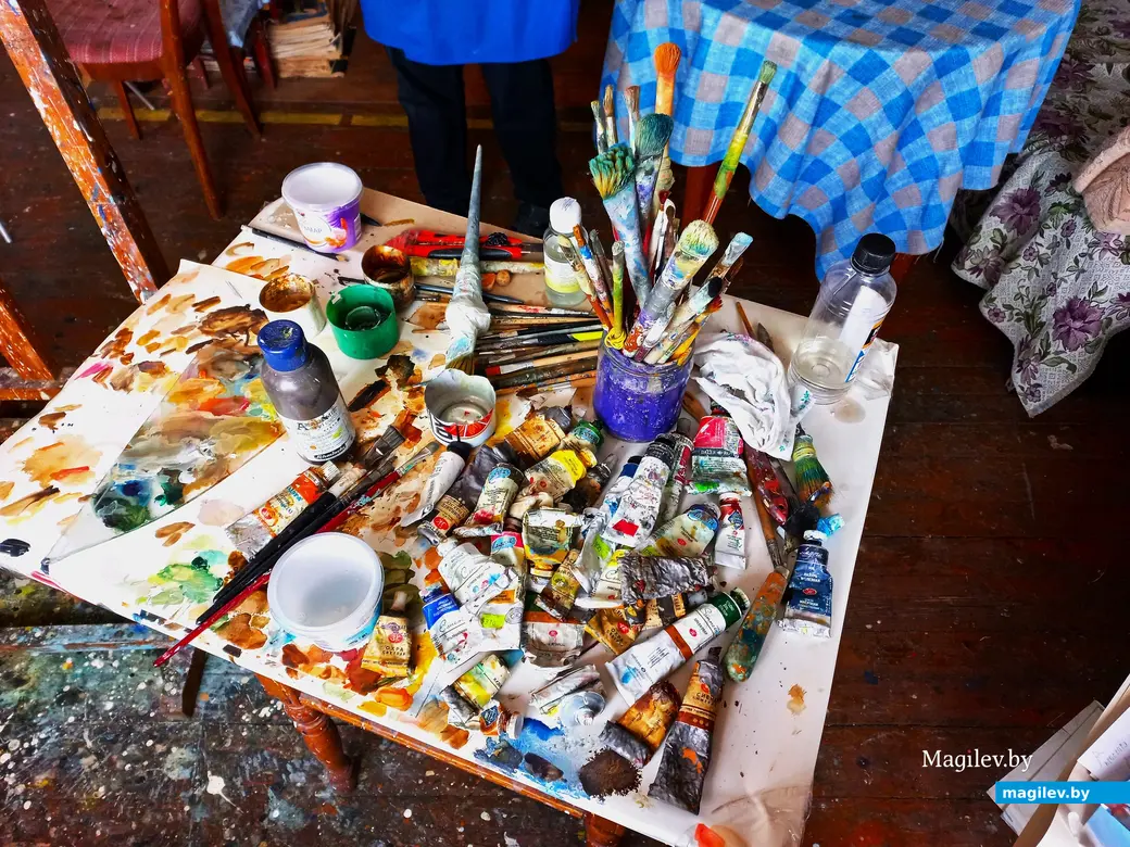 Февраль, 2024 г., Могилев. Мастерская Игоря Адамовича.