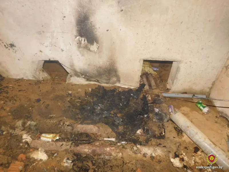 Февраль, 2024 г., Бобруйск. Пожар в подвале многоквартирного дома в Бобруйске.