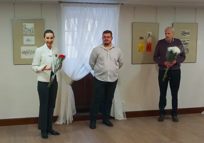 Ощутить дыхание Могилева: в музее открылась выставка «Город написан шагами»