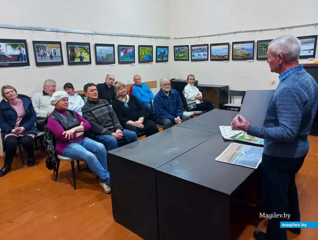 22.02.2024 г., Могилев, фотоклуб «Радуга». Открытие выставки Николая Хотяинцева «Неповторимость момента».