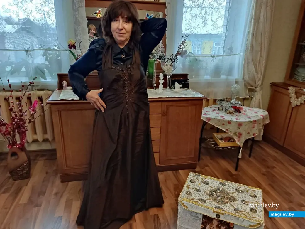 11.02.2024 г. Могилев. Любимое концертное платье Тамары Яковлевны Буглак, сшитое своими руками