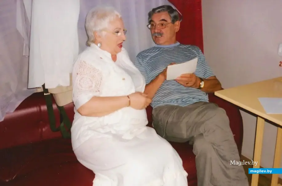 2014 г., Могилев. Зоя Бурцева и Александр Панкратов-Черный. Фото Татьяны Ложечниковой.