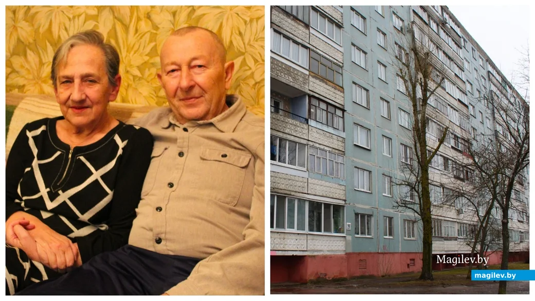 Февраль 2024 года. Могилев. Эльза Григорьевна и Виктор Иванович Гаврюшенко и их дом №29 по улице