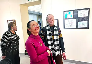 «Весна пришла, весне — улыбки». Яркая юмористическая выставка открылась в Могилеве