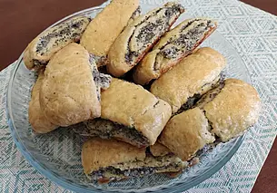 Готовим сами: сдобное печенье-рулет с маком