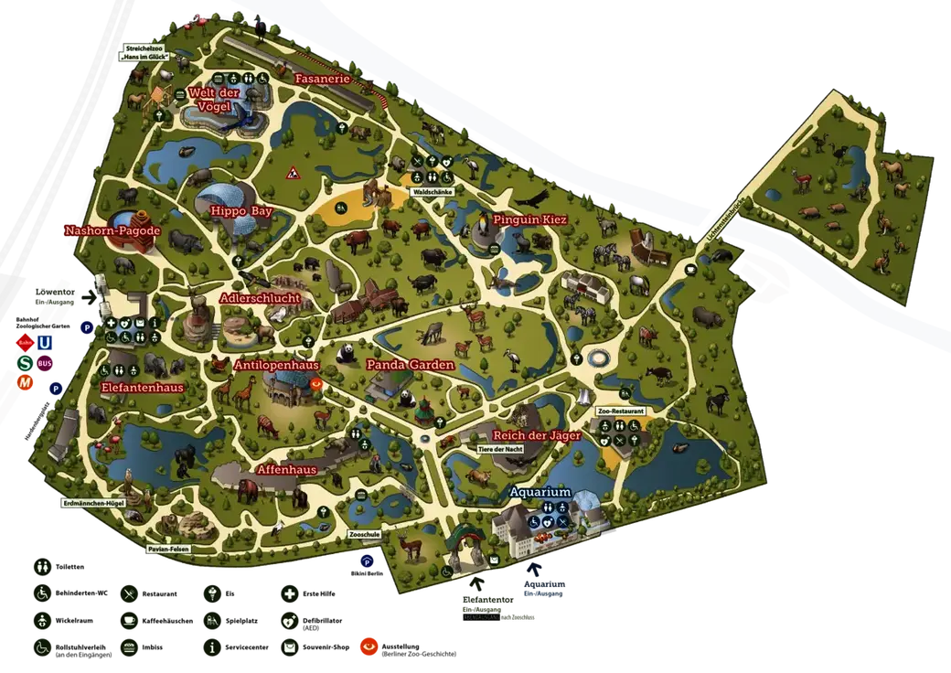 Милейшая панда и еще 1500 видов животных. Погуляем по берлинскому зоопарку. Фото: zoo-berlin.de.