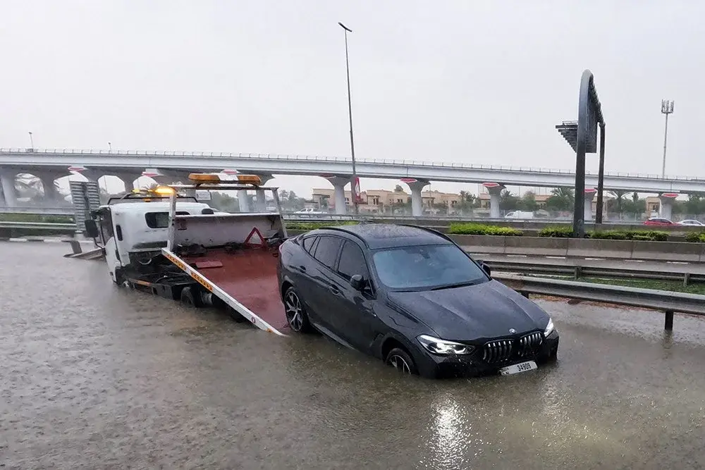10 марта 2024 года. Последствия сильнейших ливней в ОАЭ. Фото: Reuters.