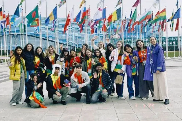 Март 2024 года. Город Сочи. Молодежь на Всемирном фестивале молодежи.