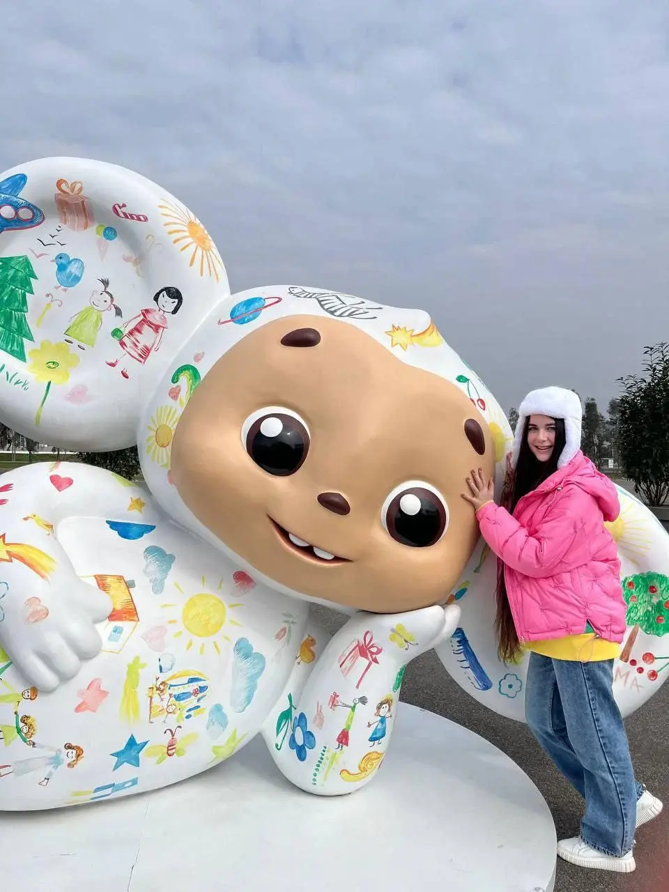 Март 2024 года. Город Сочи. Могилевчанка София Кривошеева на Всемирном фестивале молодежи.