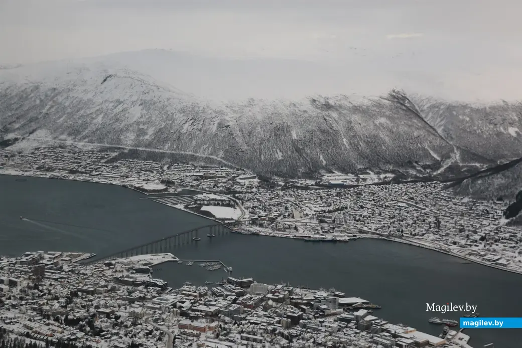 ноябрь, 2019 г. Тремсе. Вид с самолета.