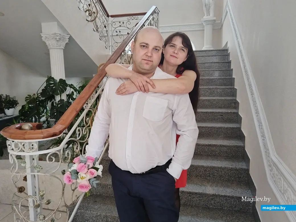 15.03.2024 г. Могилев, ЗАГС. Молодожены недели Дмитрий и Виктория Беляниновы.