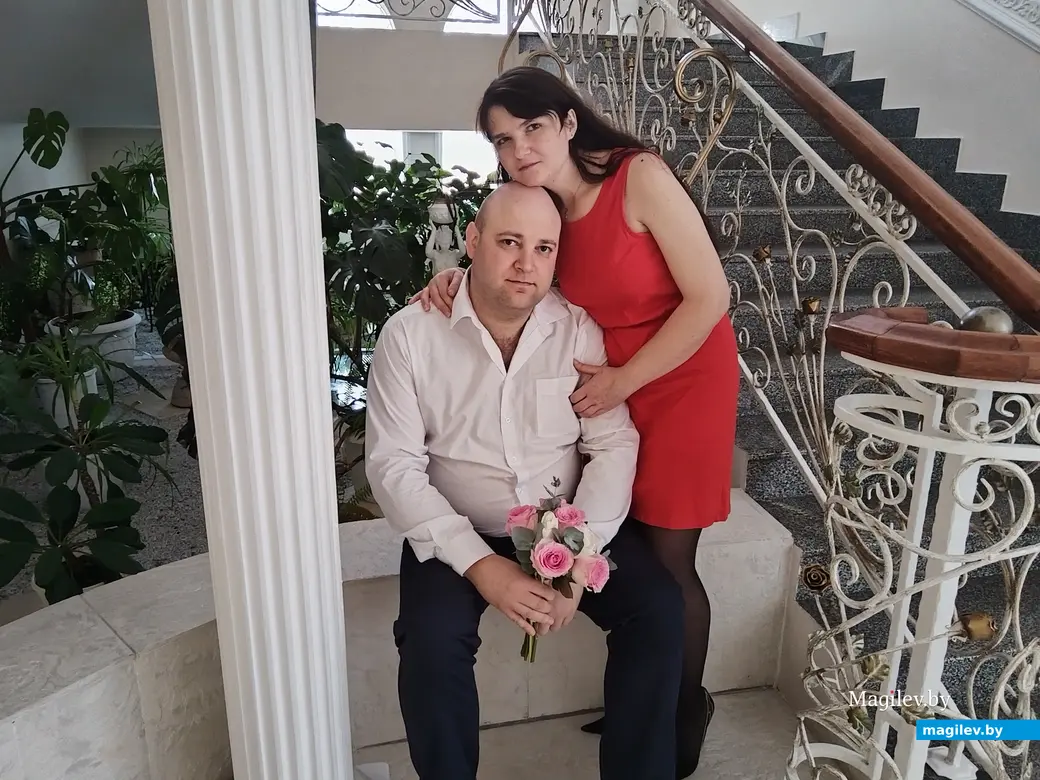 15.03.2024 г. Могилев, ЗАГС. Молодожены недели Дмитрий и Виктория Беляниновы.