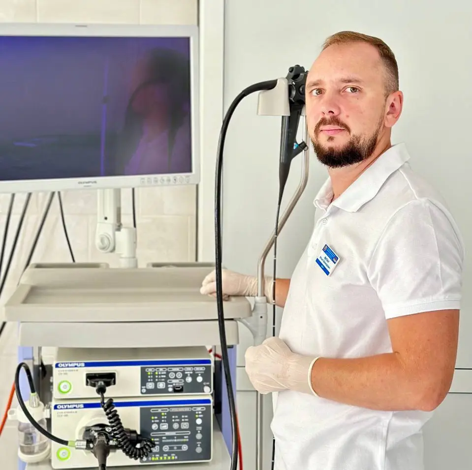 Врач-эндоскопист Могилевской областной клинической больницы Илья Леонидович Милан