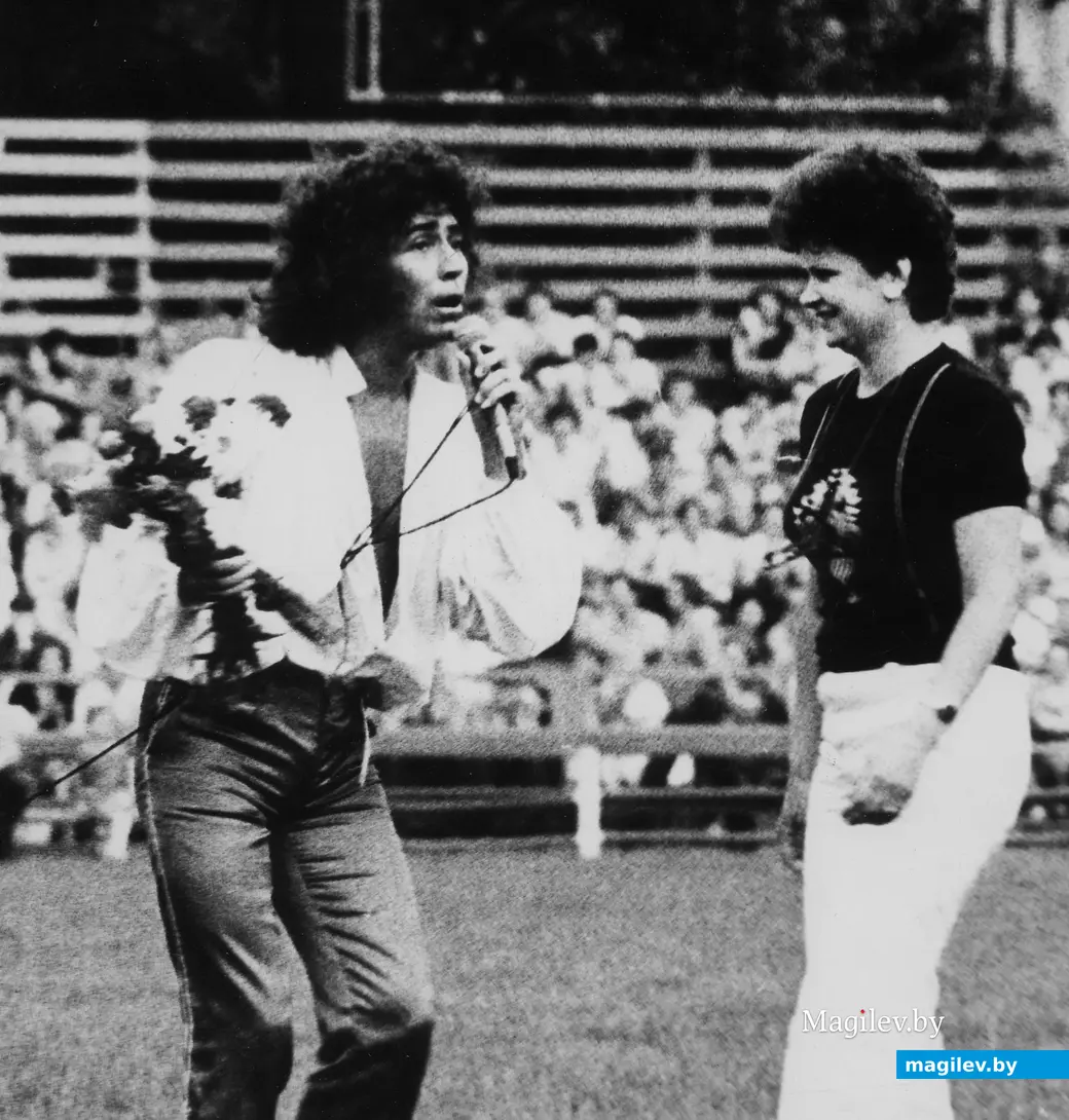 1984 г., Могилев, стадион «Спартак». Концерт Валерия Леонтьева.
