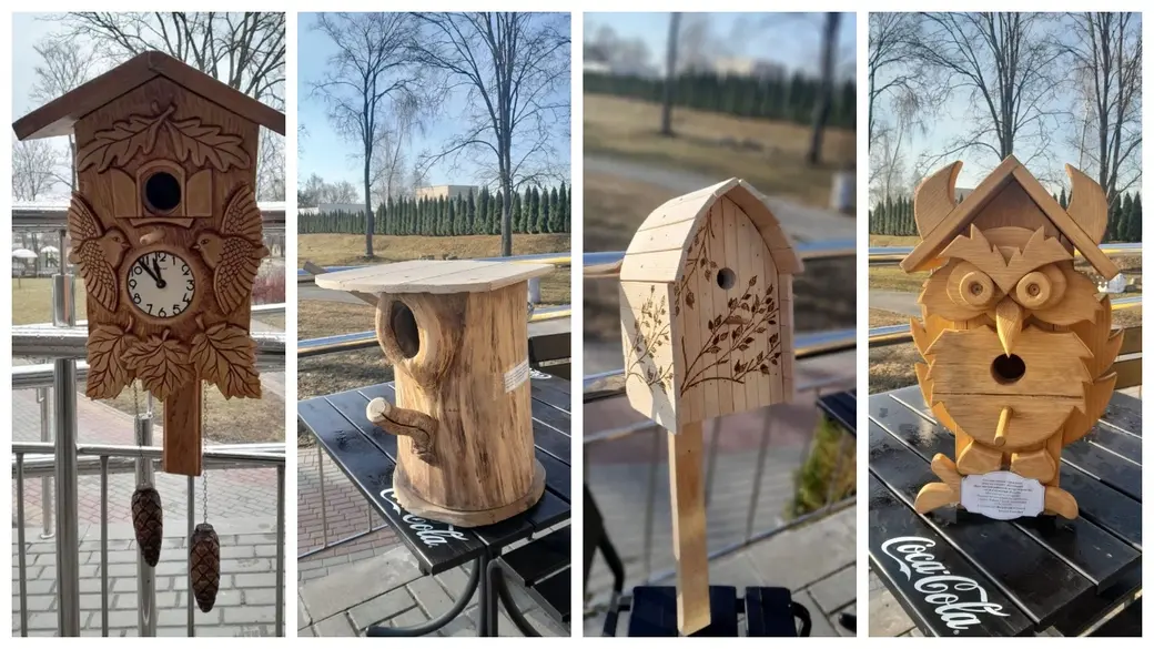 Март 2024 года. Могилев. Конкурс «Домик для птиц» в парке «Подниколье».