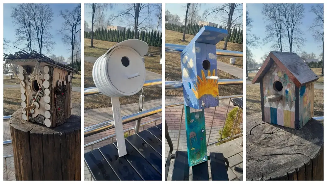 Март 2024 года. Могилев. Конкурс «Домик для птиц» в парке «Подниколье».