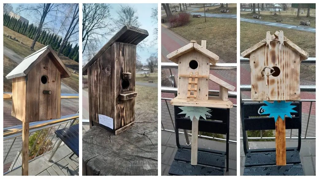 Март 2024 года. Могилев. Конкурс «Домик для птиц» в парке «Подниколье».