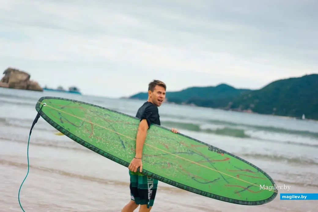 Серфинг в Санья. Хайнань.