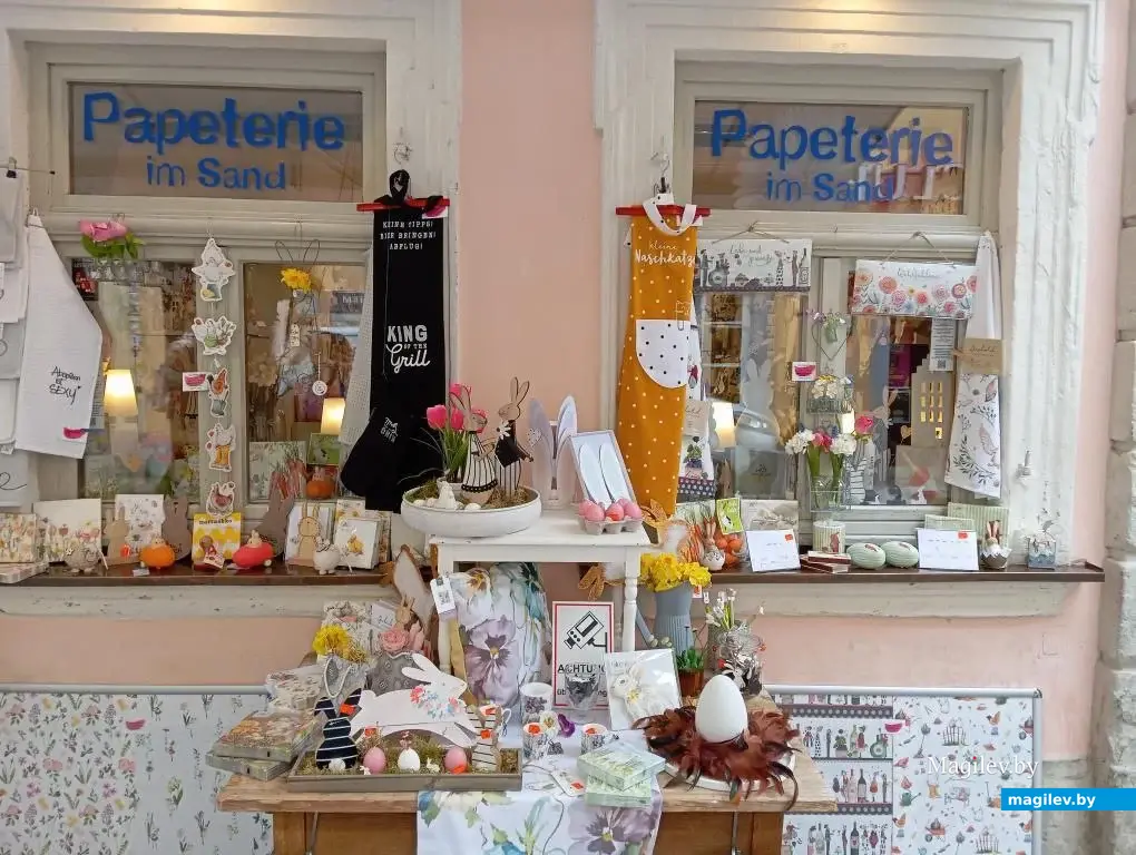 Март, 2024 г. г. Бамберг, Германия. Как готовятся к Пасхе в городе.