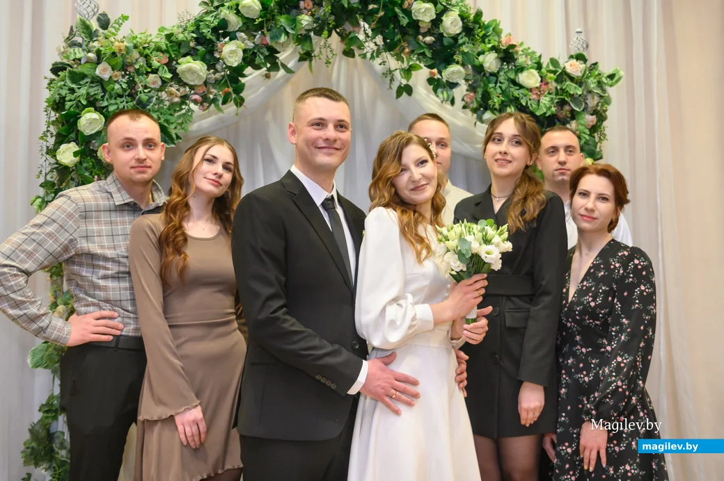 29.03.2024. Отдел ЗАГС Бобруйского горисполкома. Свадебная пара. Дарья и Евгений. Фото: Александр