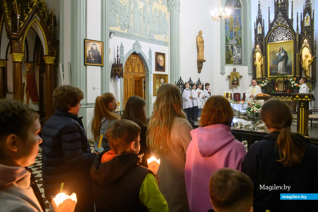 30.03.2024. Костел непорочного Зачатия Пресвятой Девы Марии. Пасхальная вигилия 2024