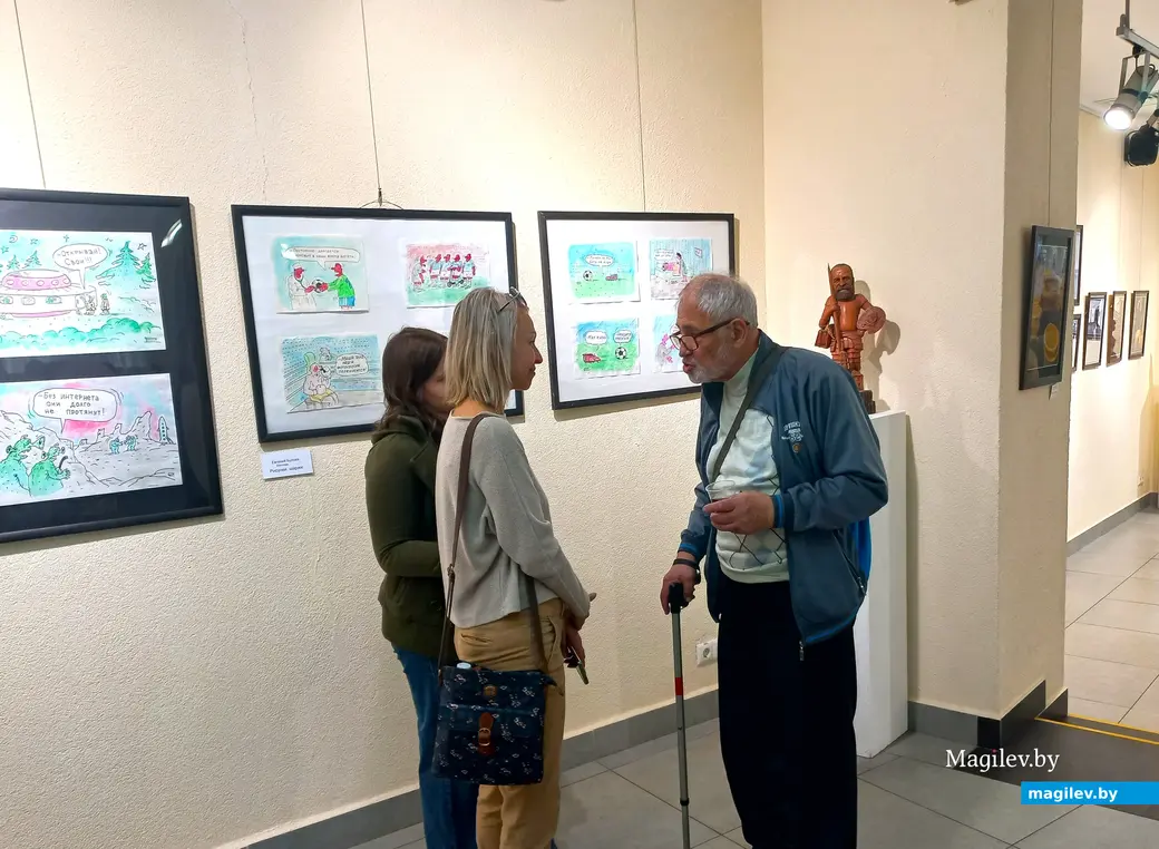 31.03.2024 г., Могилев, выставочный зал. Закрытие выставки «Весна пришла, весне – улыбки».