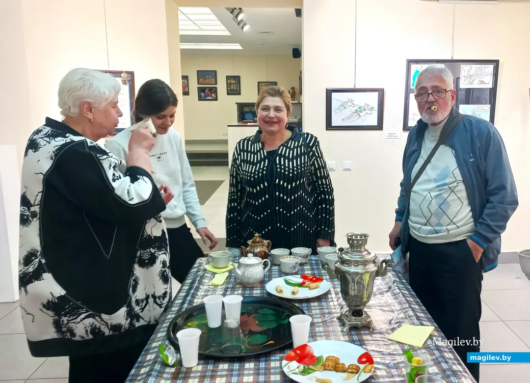 31.03.2024 г., Могилев, выставочный зал. Закрытие выставки «Весна пришла, весне – улыбки» .