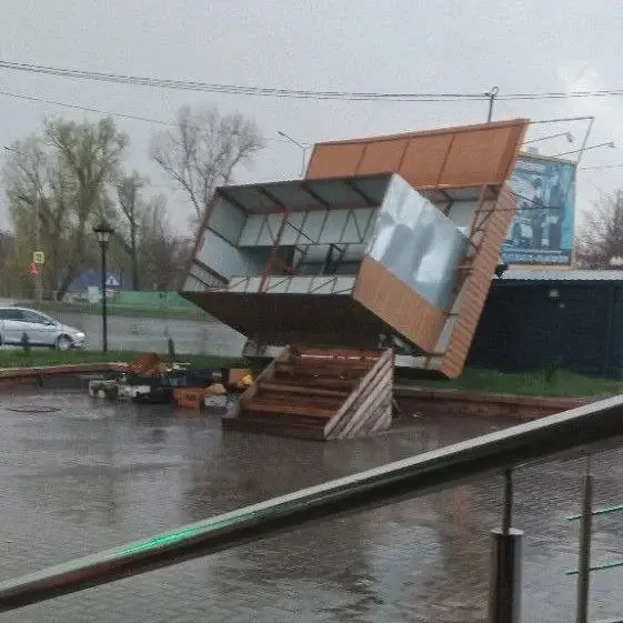 2 апреля 2024 г. Последствия непогоды на Гомельщине Фото: ТК "ЧП Беларусь".