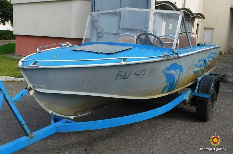 Апрель 2024г. Судэксперты помогли установить номер водного судна в Бобруйске. Фото: ГКСЭ