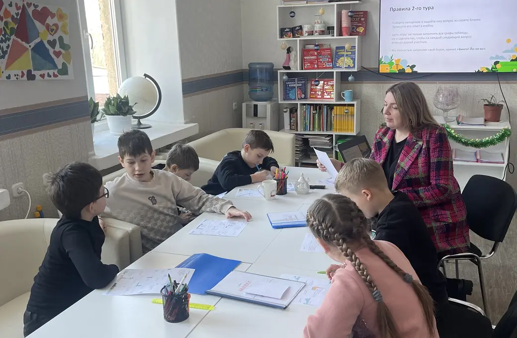 Занятия с детьми в Центре финансовой грамотности. Могилев