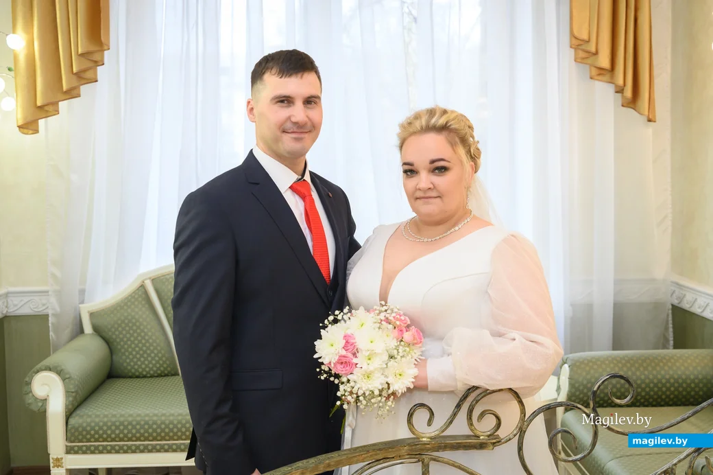 04.04.2024. Отдел ЗАГС Бобруйского горисполкома. Свадебная пара. Ирина и Иван