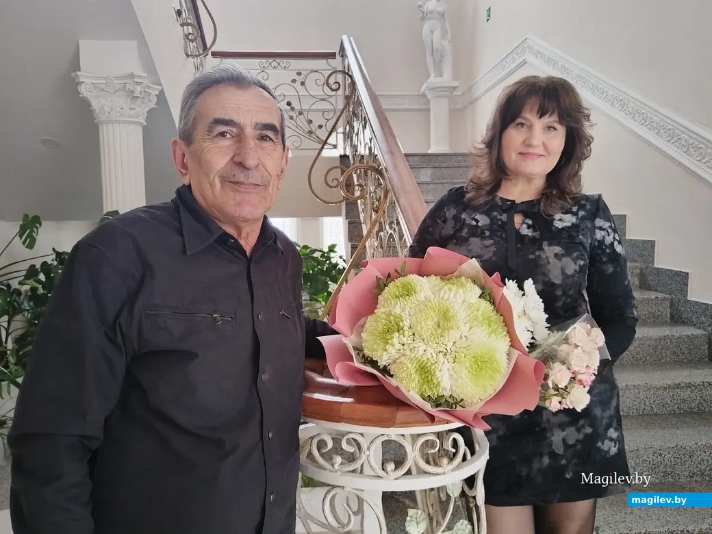 05.04.2024 г. Могилев, ЗАГС. Свадебная пара недели Инесса Морозевич (мама Вадима) и Саргис Мурадян.