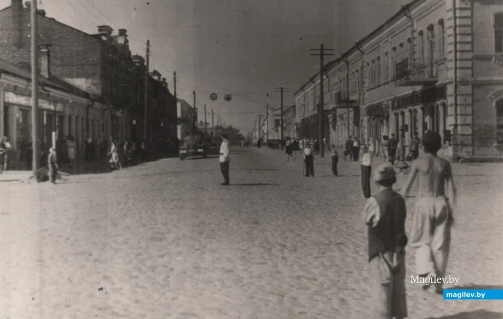 Бобруйск в 1950-е. Ул. Социалистическая. Фото из фондов краеведческого музея