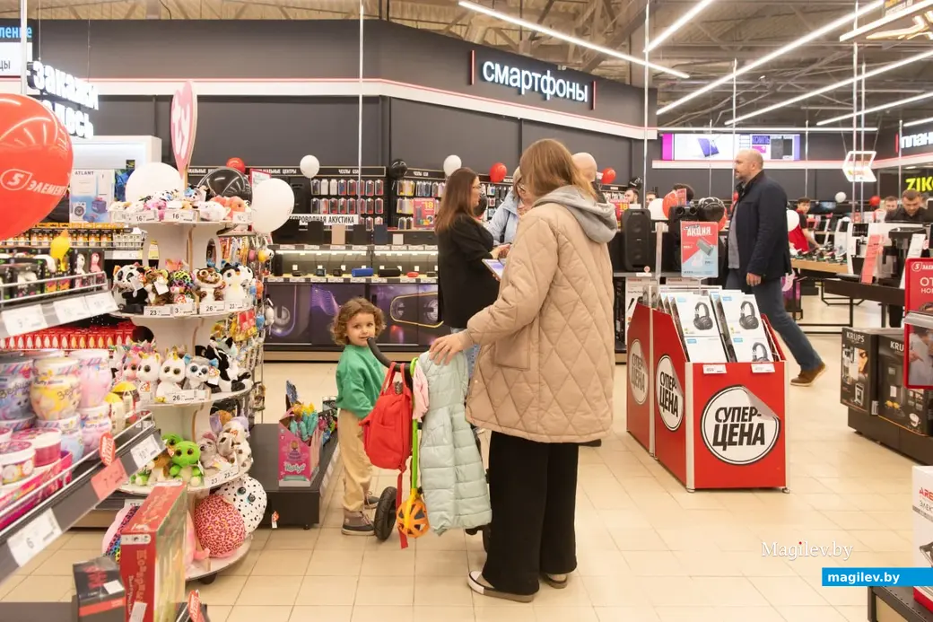 5 апреля 2024 г. Могилев, Гагарина,79. Открытие обновленного магазина сети «5 элемент».