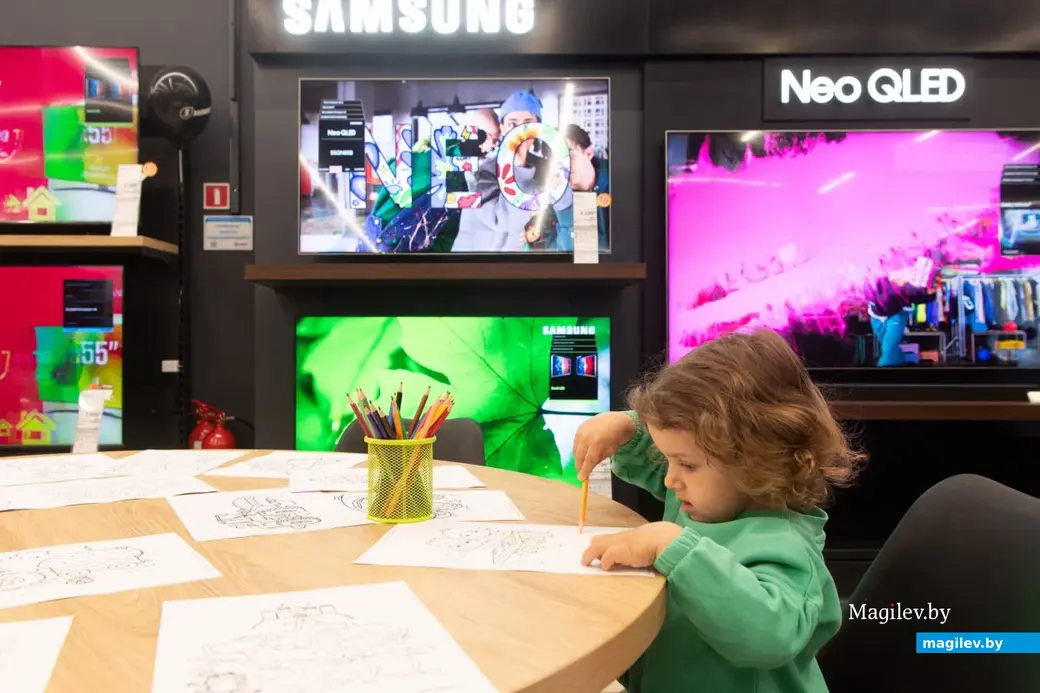 5 апреля 2024 г. Могилев, Гагарина,79. Детей есть чем занять - продуман детский уголок!