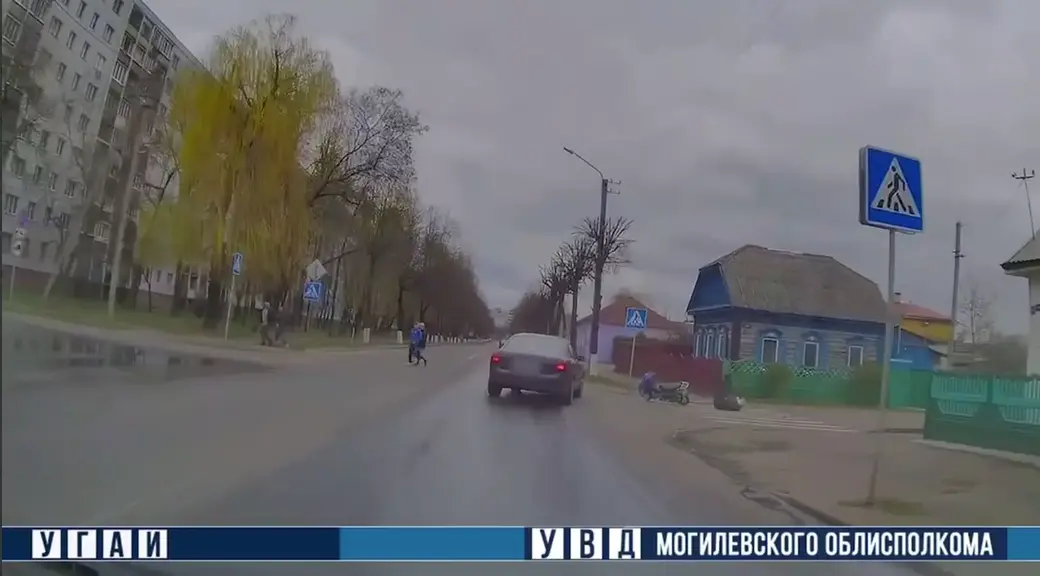 Стоп-кадр видео от пресс-службы УВД МОИК.